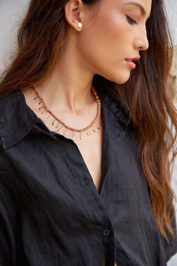 Collar De La Tierra - Cerámica Marrón