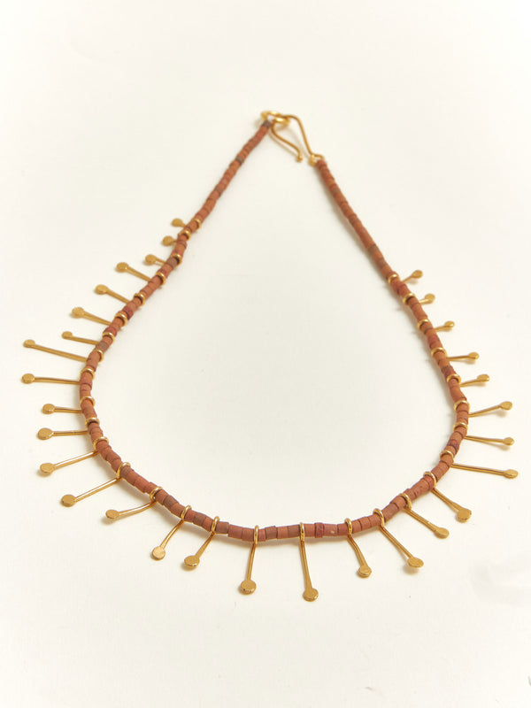 Collar De La Tierra - Cerámica Marrón