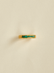 Anillo Canoa Esmeralda Talla 8