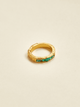 Anillo Canoa Esmeralda Talla 8