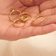 Anillo Solitario Esmeralda talla 5