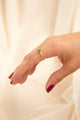 Anillo Solitario Esmeralda talla 5