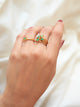 Anillo Solitario Esmeralda talla 5