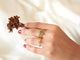 Anillo Solitario Esmeralda talla 5