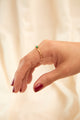 Anillo Solitario Esmeralda talla 5