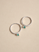 Anillo Solitario Esmeralda Plata Ley 950 talla 6