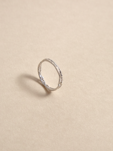 Anillo Doble Palo Pino Plata ley 950 Talla 7
