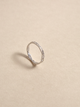 Anillo Doble Palo Pino Plata ley 950 Talla 7