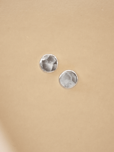 Aretes Chiribiquete martillados Plata Ley 950
