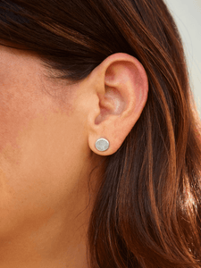 Aretes Chiribiquete martillados Plata Ley 950