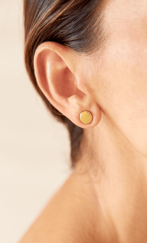 Aretes Sencillo Chiribiquete Dorado