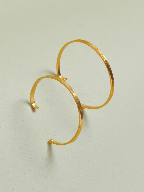 Aretes Candongas midi martilladas