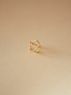 Earcuff Atarraya Pequeño Dorado