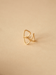 Earcuff Atarraya Pequeño Dorado