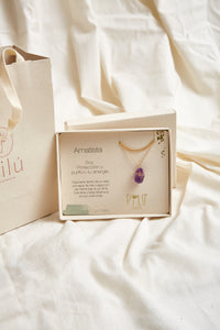 Collar Amatista Bruto