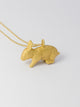 Collar Conejo Dorado