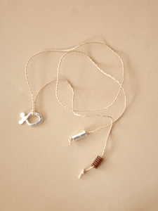 Collar Pez Plata cumare