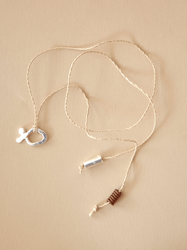 Pulsera Cumare Pez Plateado