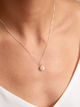 Collar Jardín Piña Plata