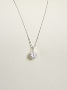 Collar Jardín Piña Plata