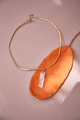 Chocker Dorado Popurri Cuarzo Cristal Largo