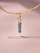 Chocker Dorado Popurri Lapislázuli Rectangular