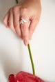Anillo Racimo Hojitas Talla 5 plata ley 950