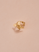 Anillo Racimo Hojitas Talla 8 Dorado