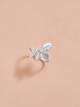 Anillo Racimo Hojitas Talla 5 plata ley 950