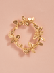 Broche Guirnalda Racimo Dorado