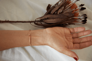 Pulsera Aro Dorada Popurri Agata Tierra