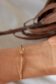 Pulsera Aro Dorada Popurrí Ágata Dona