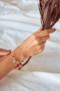 Pulsera Aro Dorada Popurrí Ágata Dona