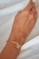 Pulsera Aro Dorada Popurrí Ágata Dona