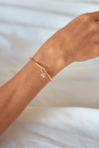 Pulsera Aro Dorada Popurrí Ágata Dona