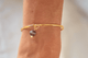Pulsera Aro Dorada Popurri Agata Tierra