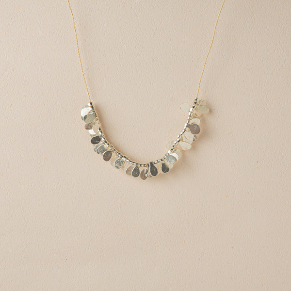 Collar Cumare Semilla Sagrada Plateado