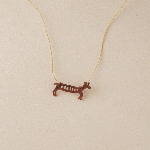 Collar Cumare Venado Cobre