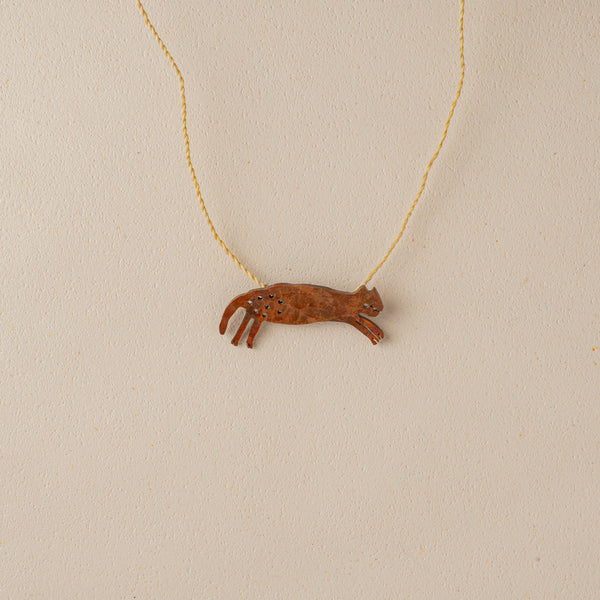 Collar Cumare Jaguar Cobre