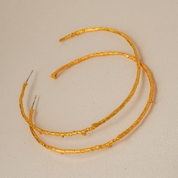Aretes Candongas Palito Pino Grandes