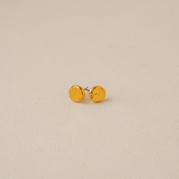 Aretes Sencillo Chiribiquete Dorado