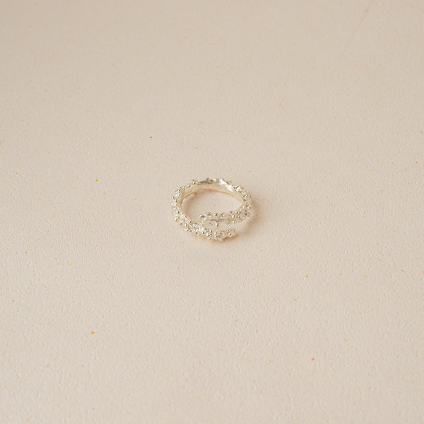 Anillo Palito Palma Plata Ley 950
