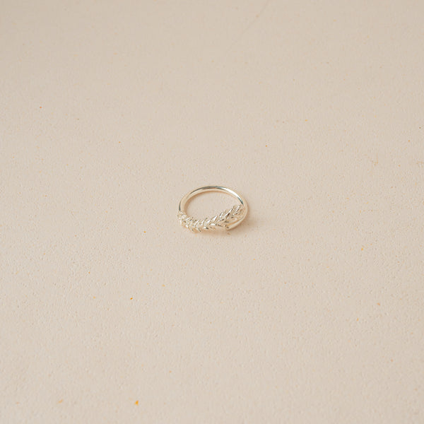 Anillo Suculenta Punticas Plata Ley 950