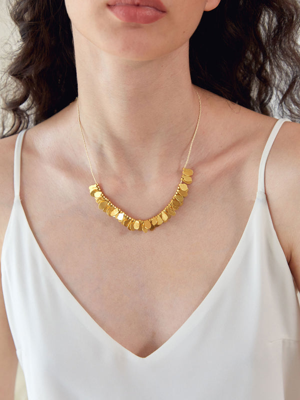 Collar Cumare Semilla Sagrada Dorado