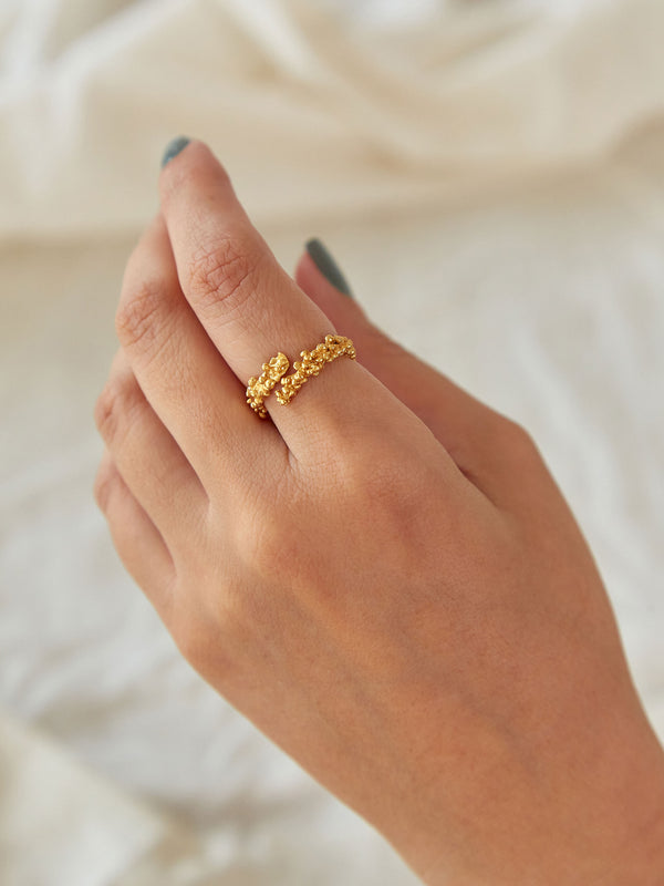 Anillo Palito Palma Dorado