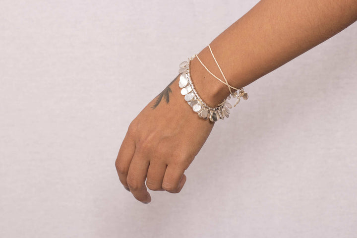 Collar Semillas Sagradas  Baño Plata Cumare - Pilú Joyería. Joyas y accesorios con diseños exclusivos