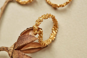 Anillo palito palma dorado - Pilú Joyería. Joyas y accesorios con diseños exclusivos