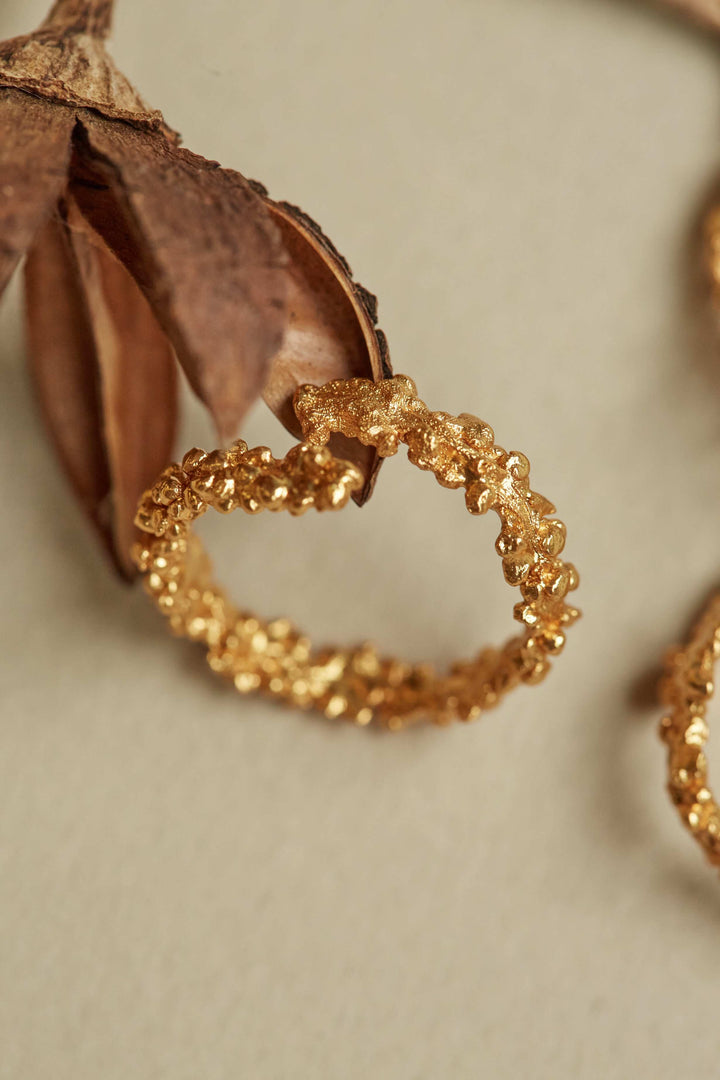 Anillo palito palma dorado - Pilú Joyería. Joyas y accesorios con diseños exclusivos
