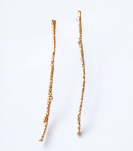 Aretes Palo Pino - Pilú Joyería. Joyas y accesorios con diseños exclusivos