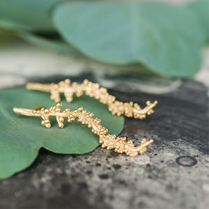 Aretes Helecho - Pilú Joyería. Joyas y accesorios con diseños exclusivos